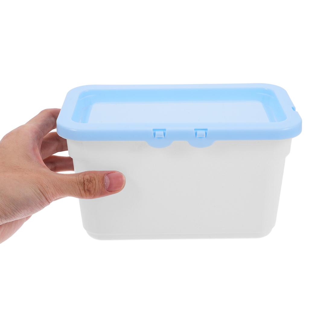 Storage Box for Laundry Pod 60 Count Holder with Lid Modern Design Organizer for Laundry Room Bathroom Washing Powder Beads