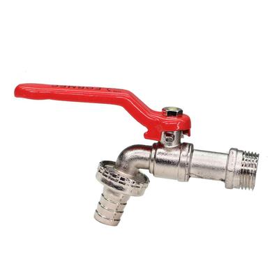 Water Nozzle Zinc Alloy Outlet Water Tap Fauset Rustproof High Pressure for Garden Belt Nozzle