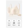 French Style Women Seamless Wireless Push Up Lace Backless Bra