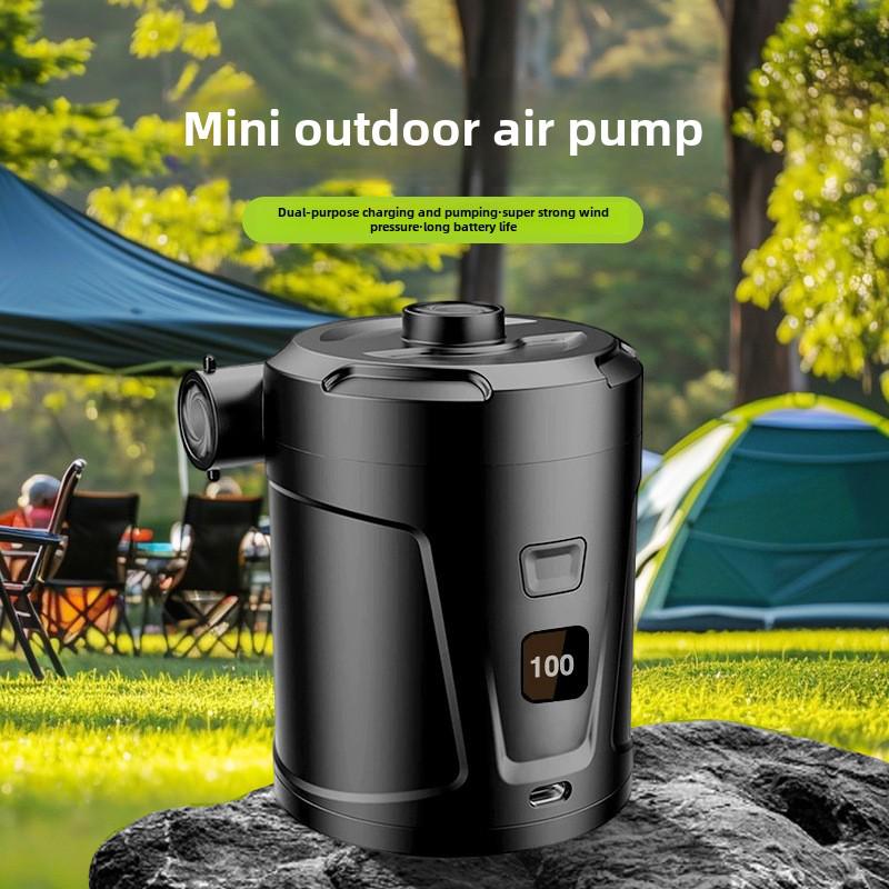 Portable Wireless Mini Air Pump for Outdoor Inflatable Swim Rings and Cushions
