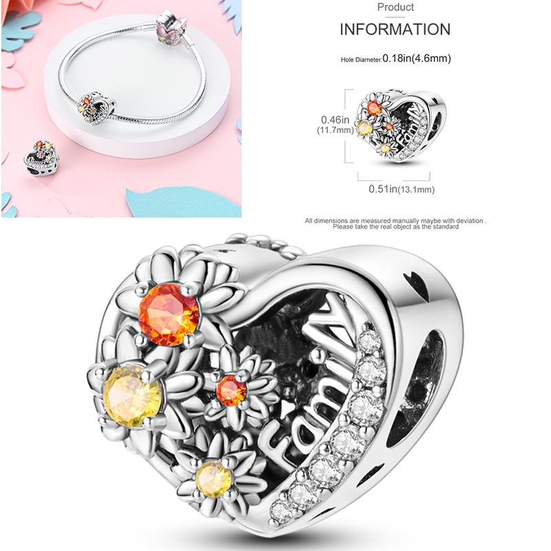 

Новые Медные Шармы Бусины Подсолнух Цветок Маргаритка Оригинальная Подвеска Шарм Подходит для Браслетов Шармов DIY Ювелирные Изделия Подарок на День Рождения