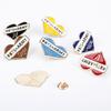 BTS - Heart-shaped Brooches, Retro Personalized BTS Member Name Brooches, "ARMY" Fan DIY Badges