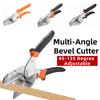 45-135 Degree Adjustable Adjustable Hand Tools Universal Multi-angle Bevel Cutter  Home Improvement