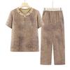 Xiaofu Mid-Aged Women's Summer Short-Sleeve Set