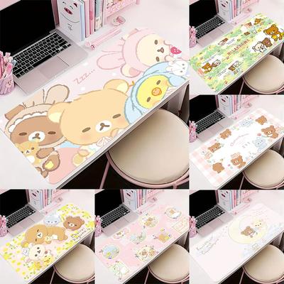 Velké podložky pod myš Roztomilá anime podložka pod myš Kawaii podložka na stůl pod klávesnici Rilakkuma Kancelář Hra Stůl Laptop PC Gumová Protiskluzová Koberec pod myš