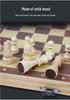 Children's Wooden Chess Board Game - Educational and Early Learning Toy for All Ages