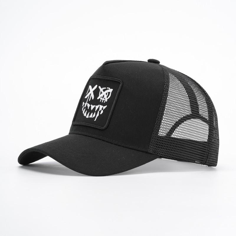 Xx Smile Face Baseball Hat With Adjustable Fit And Sun Protection For Outdoor Activities