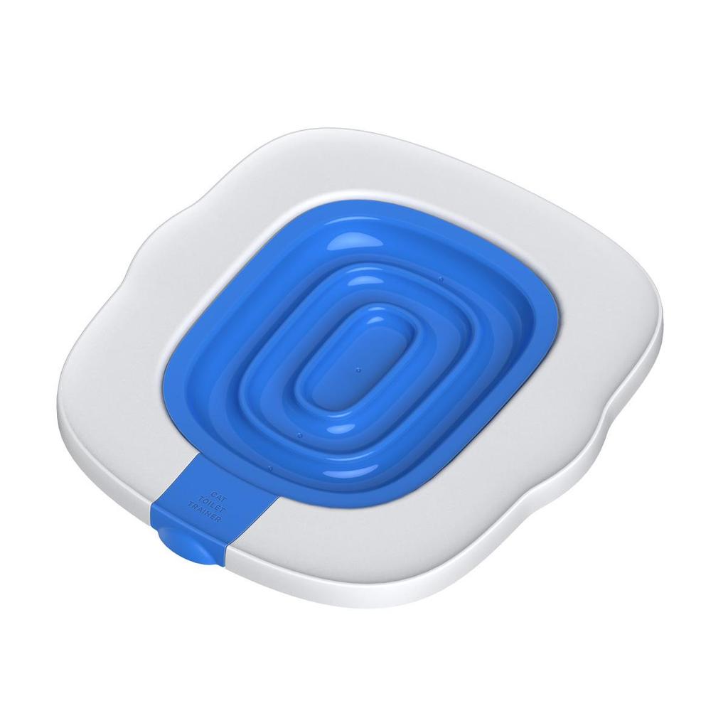 Upgraded Reusable Detachable Cat Toilet Training Litter Box System