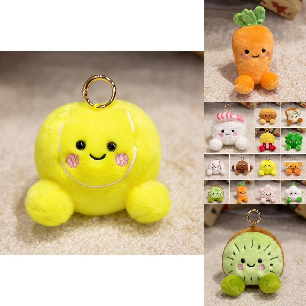 Kawaii Plush Fruit Pendant With Pp Cotton Filling For Bag Decoration And Collectors
