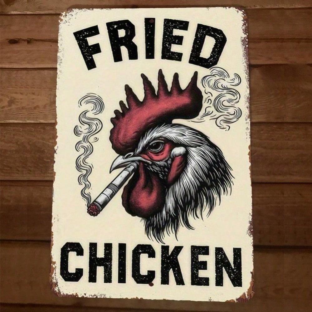 Metal Wall Art Decor 20x30cm Vintage Tin Sign Home Pub Garage