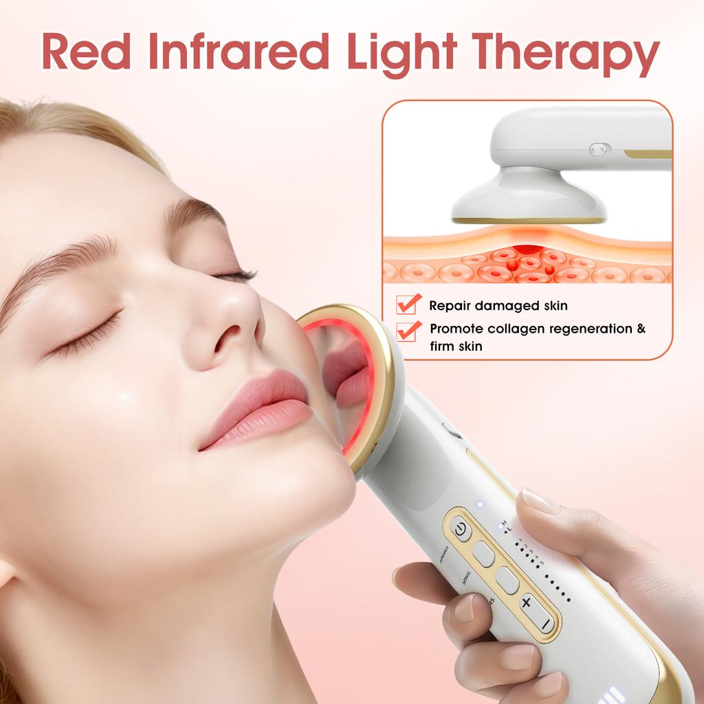 Electric EMS Body Shaping Massager Ultrasound Cavitation Fat Burner Slimming Machine Face Lifting Weight Loss Device