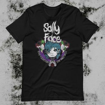 Sally Face Gothic Kleidung Pastell Goth Ausgefallen Alt Kleidung Hemd Herren Damen Trend Y2k Kurzarm T-Shirts Unisex Baumwolle Oberteile