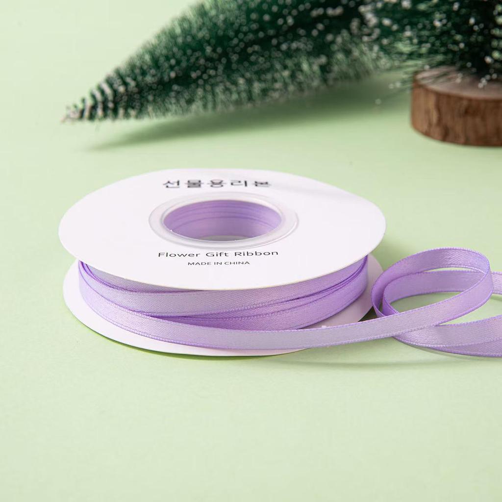 Korejská polyester-bavlna matná stuha pro DIY mašle a vlasové doplňky, 1 cm