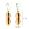 2/5pcs Squeezing Peanuts Squeezing Music Children's Gift Stress Relieving Keychain Peanut Squeezing Music Relaxing Toy