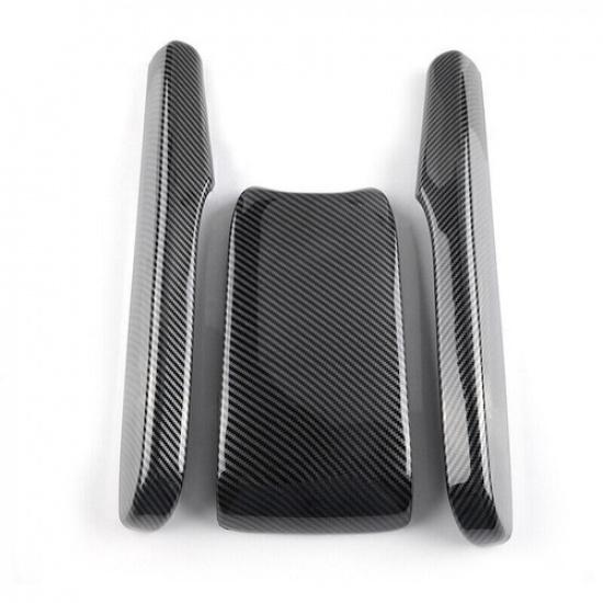Fits Honda Civic 2016-2020 Carbon Fiber Style Armrest Box Cover Center Console