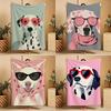 Illustration D-Dalmatian Throw Soft Warm Throw Blanket for Bedroom Living Room Bed Travel Camping Picnic Gift