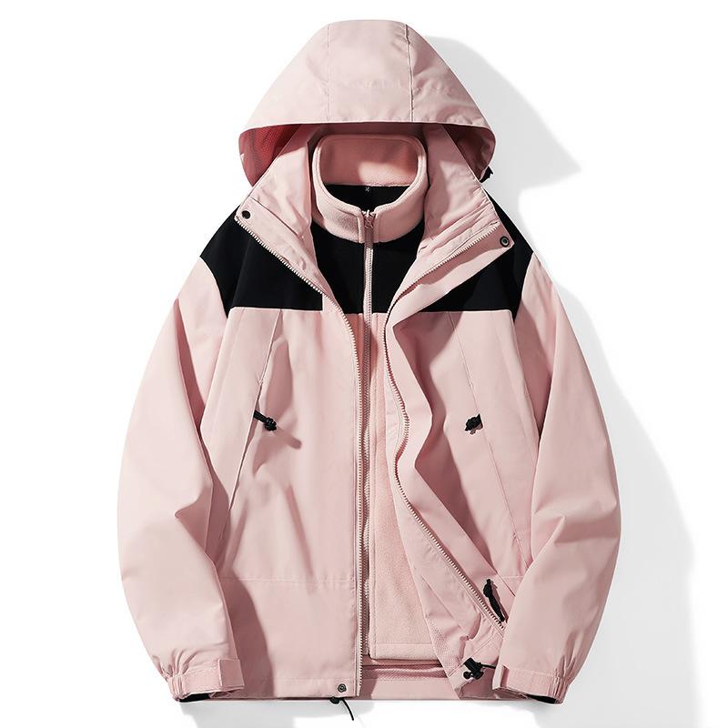 Fashion New Three-in-one Jacket Men's and Women's Thermal Jacket Mountaineering Suit