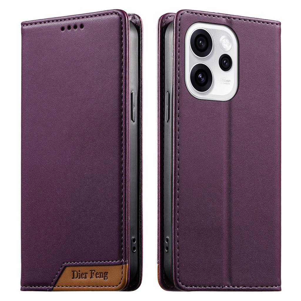 For itel City 100 4G Leather Case Wallet Stand Retro Texture Phone Cover