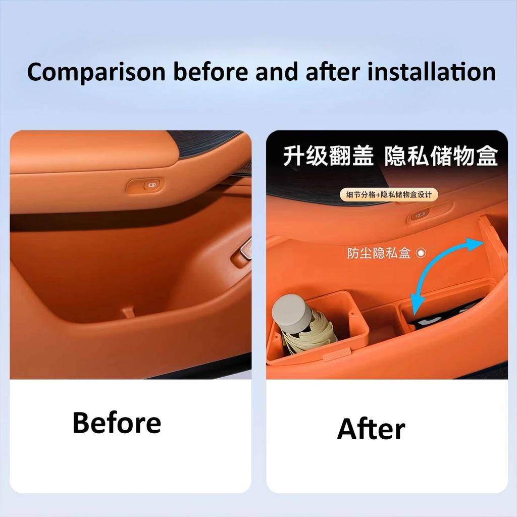 For AITO M8/M7 2026 Car Door Storage Box Umbrella Storage Waterproof Storage Box Modification Accessories