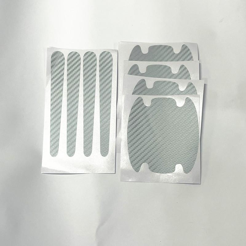 8Pcs TPU Car Door Bowl Anti-scratch Sticker Clear Door Bowl Handle Protection Sticker Paint Surface Film Car Accessories Decals