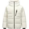 Outdoor Series Solid Color Hooded Comfortable Fashion Down Jacket Unisex Outerwear Silver-Birch-White L324U152-00C1