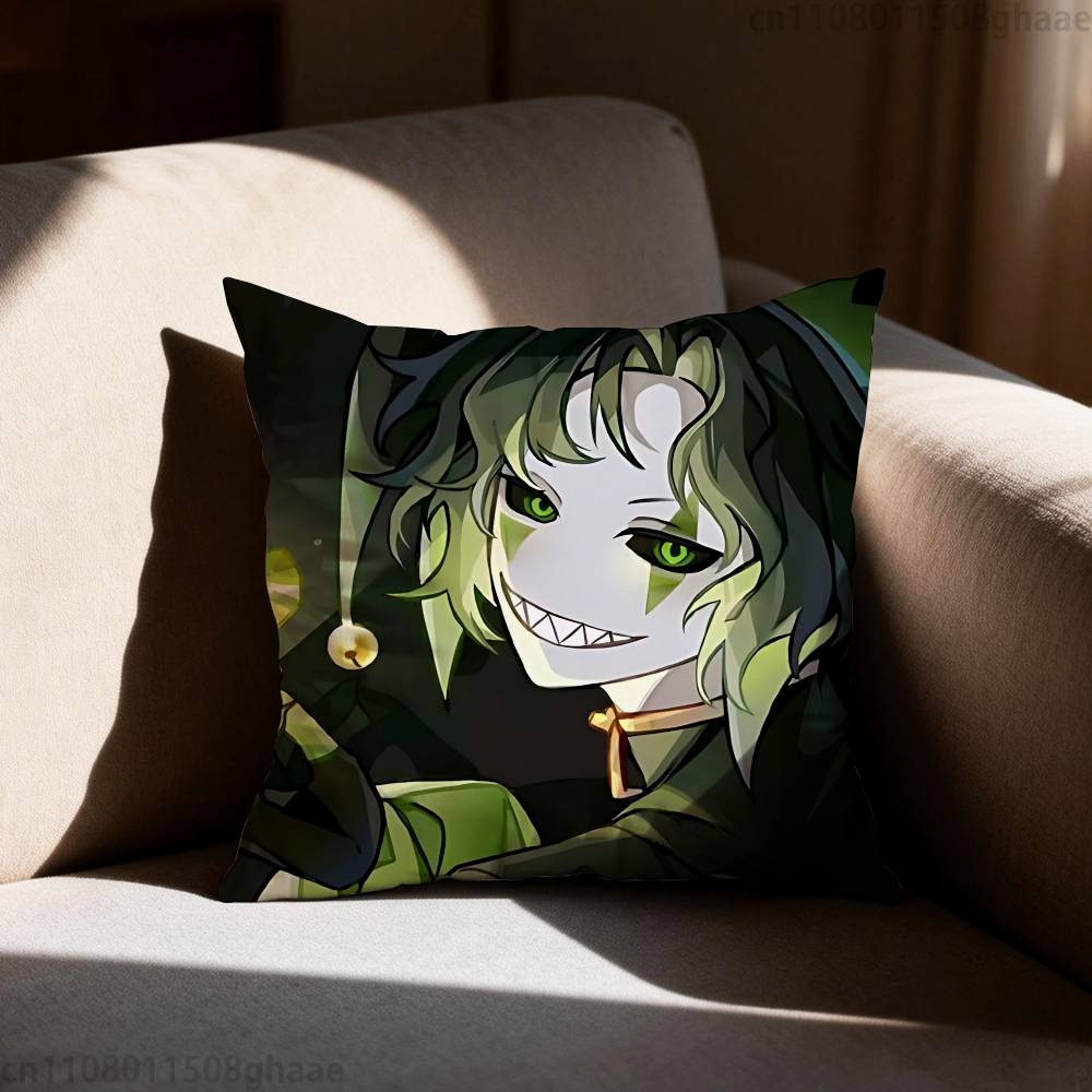 Game The Freak Circus Pillow Case Square DoubleSided Printing Short Plush Sofa Cushion Cover Bedroom Bedside Pillow