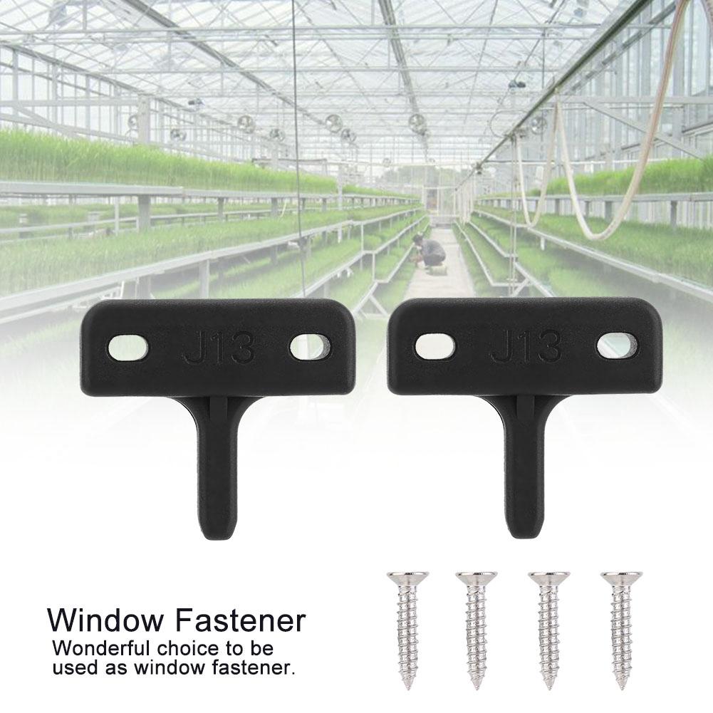2pcs Greenhouse   Window Fastener Stay Kit   Sturdy Flat Pegs