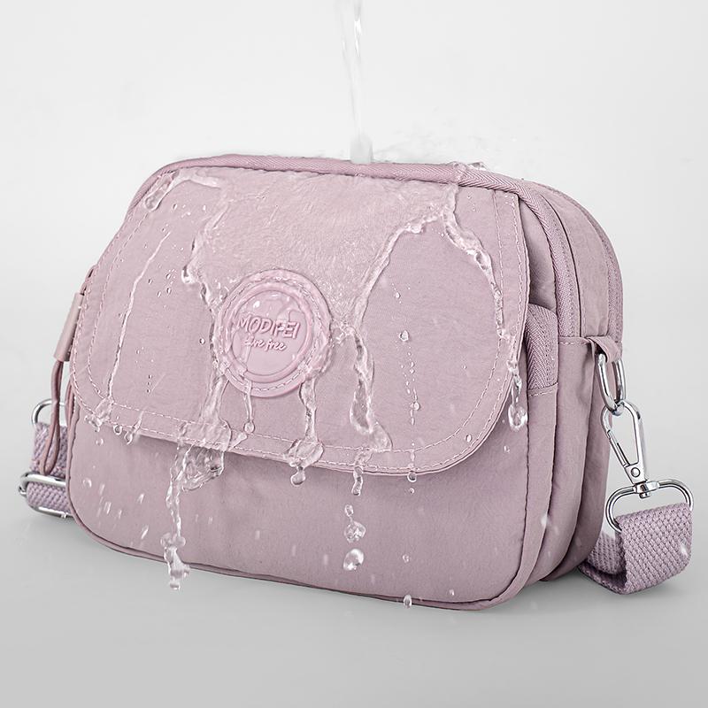 Women's Crossbody Bag Multi-compartment Mobile Phone Bag Solid Color Shoulder Bag