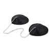 1 Pair Sexy Black Link Chain Tassel Breast Bra Nipple Cover Sticker Pasties