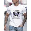 T-Shirt Mens Summer All-Match Clothing Trendy Crewneck Tee Tops Oversize Cotton Streetwear