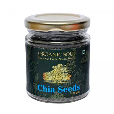 Chia Seeds (125 G), Chia Seeds, Organic Soul