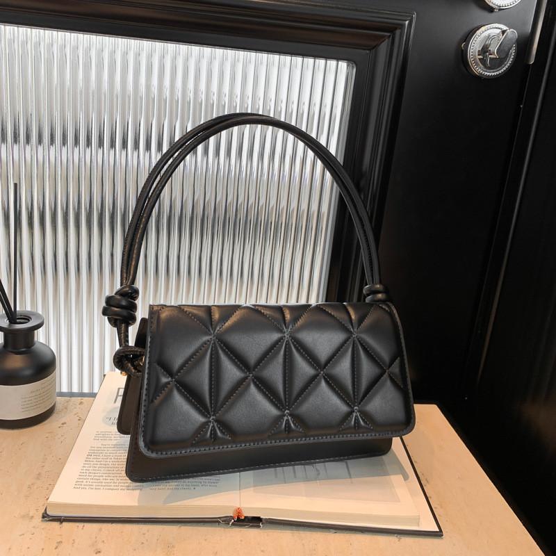 Elegant Pu Underarm Bag 2024 New Fashionable Quilted Shoulder Bag For Women