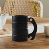 Ceramic Tyre Tire Coffee Mug Car Mug Morning Cup Juice Milk Mugs for Birthday Holiday Gifts Coffee Cups Wheel Coffee Mug Desk