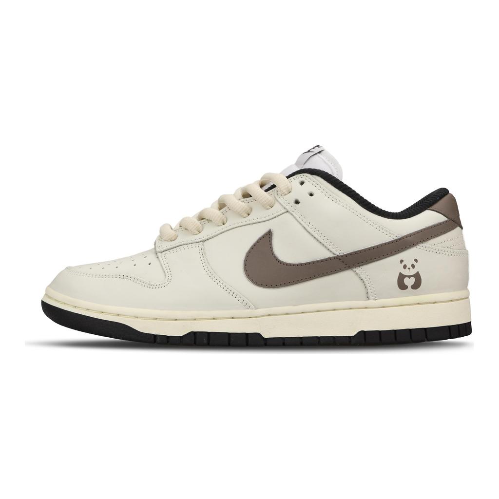 Nike Dunk Abrasion Resistant Low top Skateboard Shoes Unisex Beige Brown FQ8899-100(Team882-)