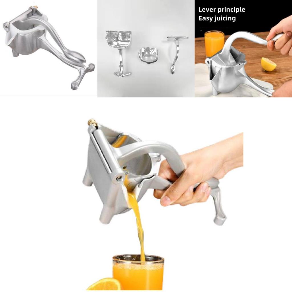 Manuell juicepress av premiumkvalitet i aluminiumlegering för enkel och rolig pressning av citrusfrukter