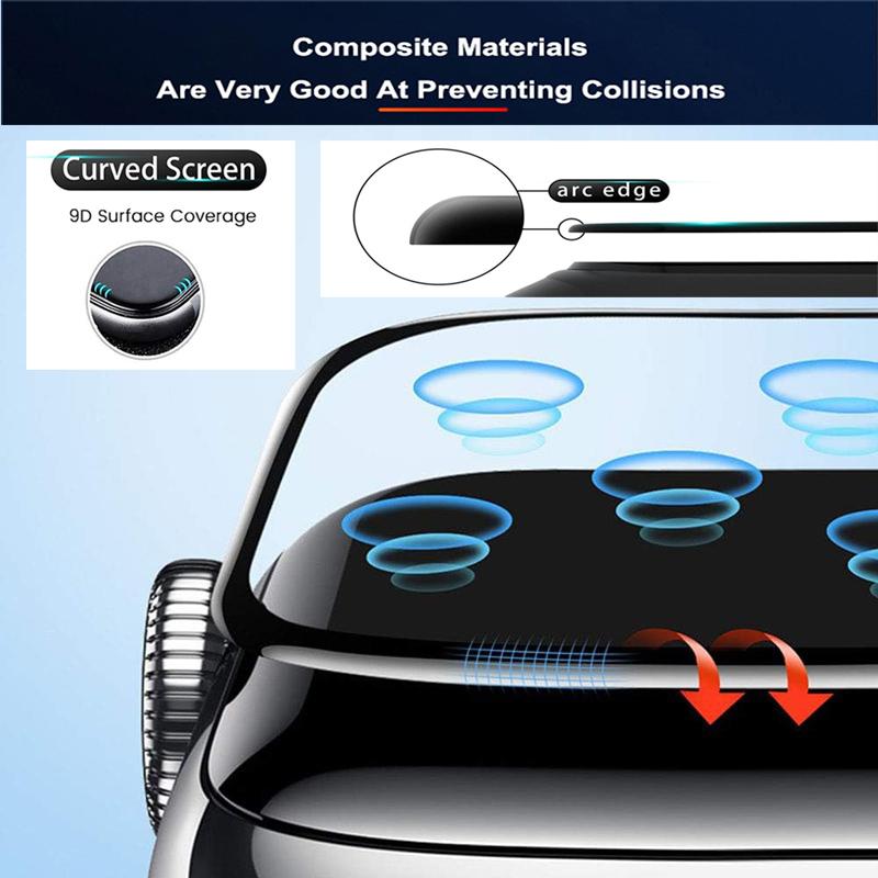 Fullt buet skjermbeskytter for Huawei Watch FIT 3 tilbehør 9D skjermbeskytter for Huawei Watch FIT 3 uten glass