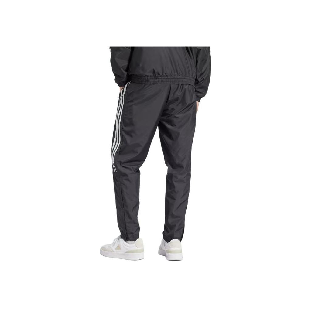 adidas Sportswear House Of Tiro Striped Comfortable Soft Knit Sports Pants Men Pants Black IX1348