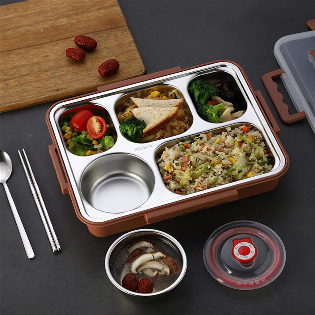 Lunch Box Stainless Steel Leak-Proof Food Case Heat Insulation Storage Container