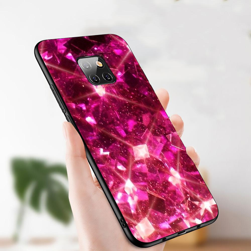Silikonové pouzdro GX55 Crystal Diamond pro Honor 6A 7A 3GB 7C 7X 8 8A 8X 8C 9 10 Lite View 20S 9A 10X Max Pro