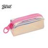 Colorful Holographic Pen Bag Iridescent Pencil Case Transparent Stationery with Wide Case U-Shaped