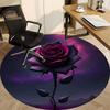 1pc Rose Nebula Office Round Area Rug, Under Office Chairs Bedroom Living Room Home Decor, Room Deco, Available In Various Sizes