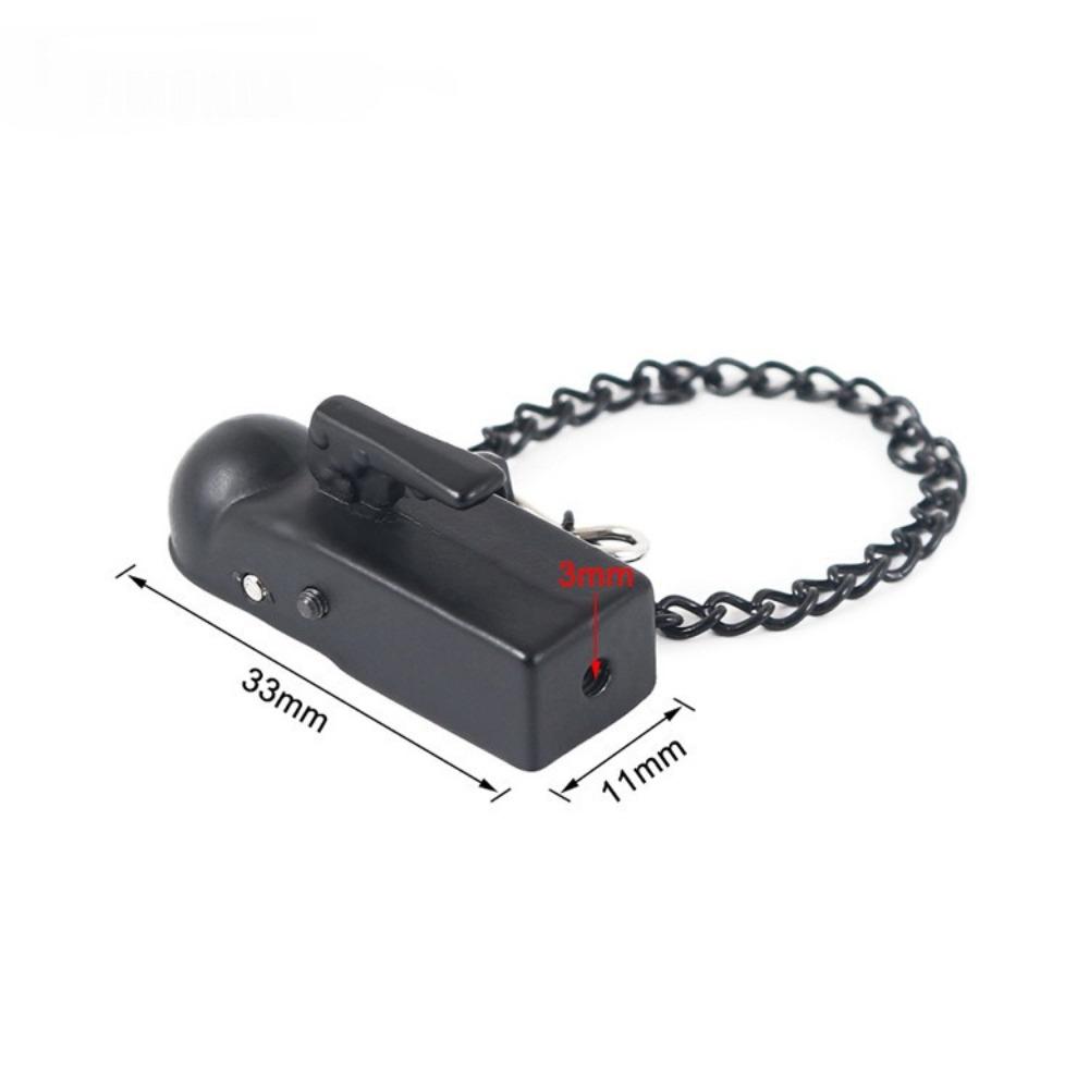 1/10 RC Tow Hitch Mount Metal RC Car Parts Trailer Hook for SCX10 II TRX4 D90 TF2 CFX RGT EX86190