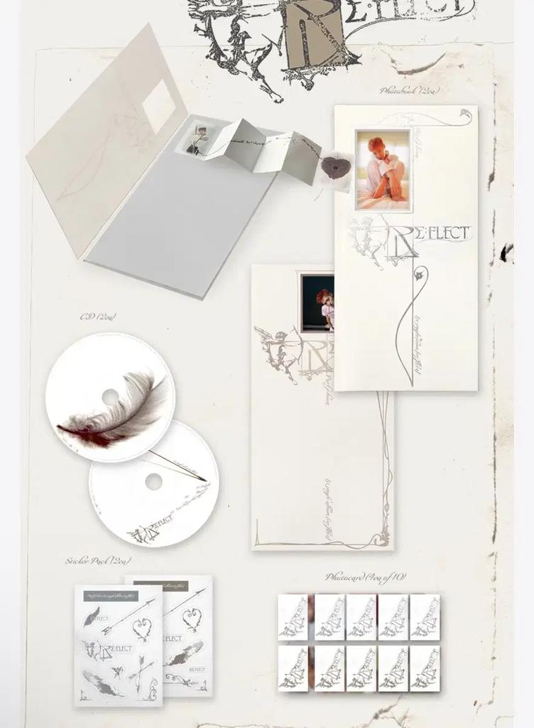 Park Ji-hoon Album Reflect Set da 2 Tipi (Non aperto, Costo di spedizione X)