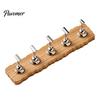 Fake Nail Display Stand Art Practice with Wooden Base, Magnetic Press-on Holder for Painting Nails, False Home Salon Bas