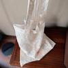 New Soft Embroidered Floral Shoulder Bag Large Capacity Portable Lace Handbag Organza Cloth bag Women