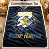 Flannel Blanketifk göteborg Custom Name Text Personalized Soft Warm Throw Blanket Home Decor Gift