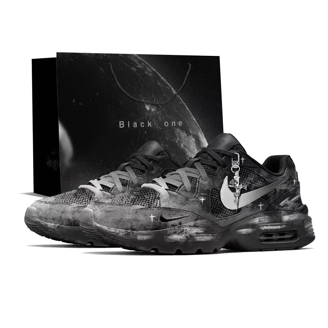 

Nike Air Max Fusion Cushioning Breathable Cushioning Breathable Low top Rubber CJ1670-001(Team93--SBOX) 42.5