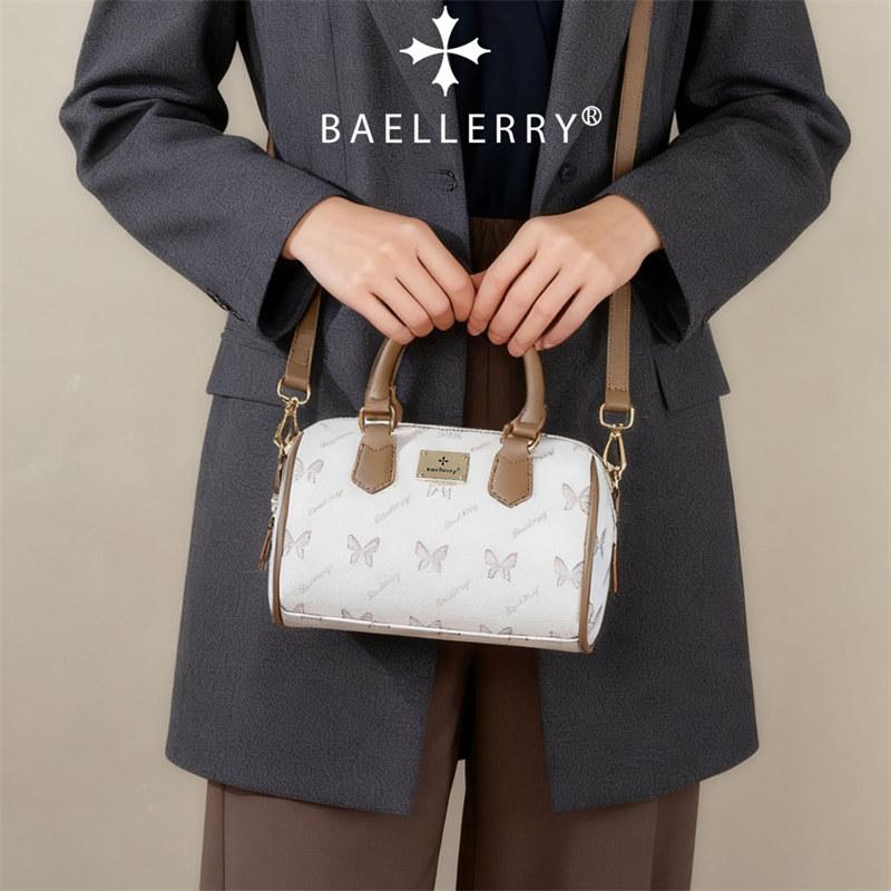 Baellerry Butterfly Pattern Pillow Bag for Women Ladies Fashion Shoulder Bags Leather Crossbody Bag Handbags Purse