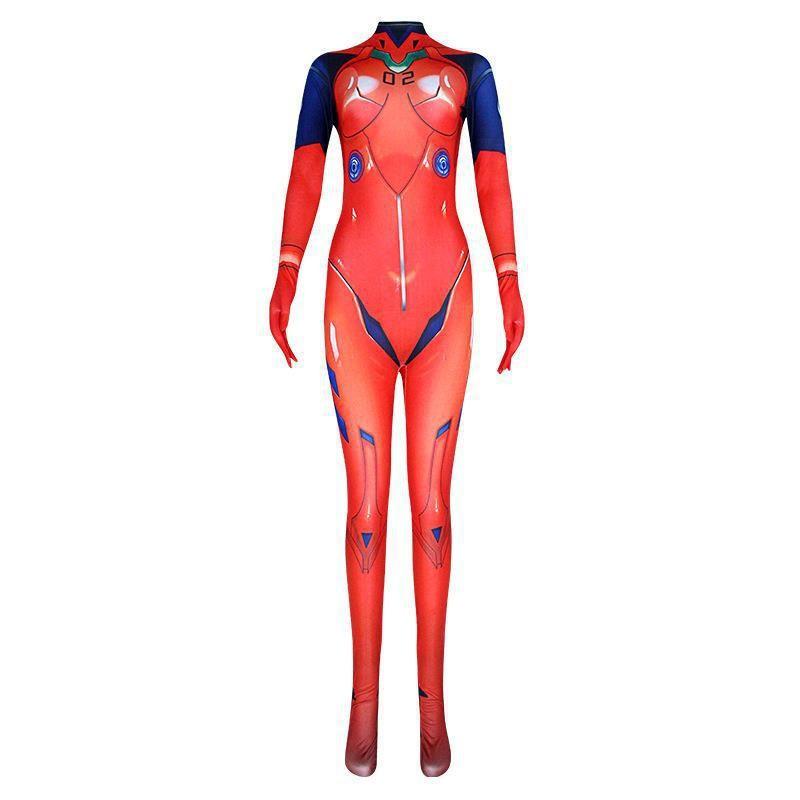 New Century Evangelion Asuka Ayanami Rei Cos Jumpsuit For Halloween Dress Up