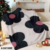 Minimalist Flowers Winter Summer Flannel Blanket Throw Fleece Soft Fuzzy Plush Cozy Fleece Blankets for Sofa Ideal Gifts